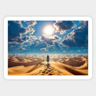 Desert Wanderer - Landscape Sticker